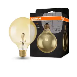 1906 EDISON 6.5W 2400K Globe LED Ampul - 1