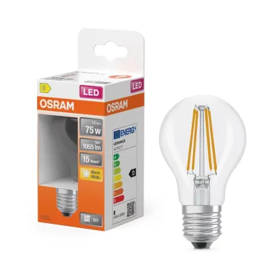 LEDSCLA75 7.5W/827 230V FIL E27 6X1 - 1