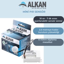 Mini Pır Hareket Sensörü - ALKAN