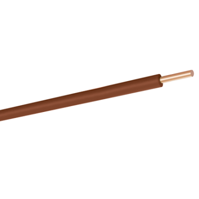 NYA 1X1.5 H07V-U PVC KABLO KAHVERENGİ - 1