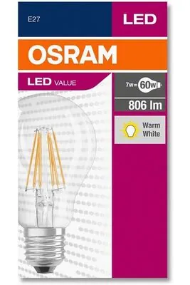 Value Cla60 7W 827 E27 Flamanlı LED Ampul - 1