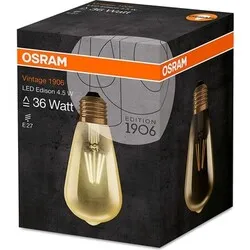 Vintage 1906 LED EDISON 35 4.5W / 825 E27 Flaman Ampul - 3