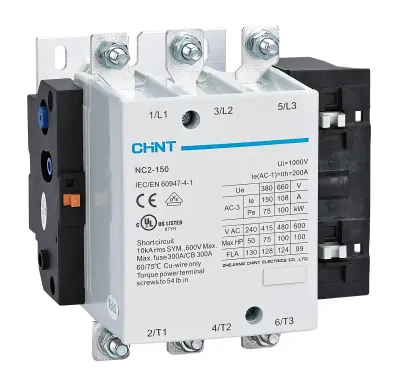 NC2-150M 75KW 150A 3P 220V-240V AC BOBİNLİ KONTAKTÖR - 1