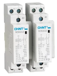 NCH8 SERİSİ SESSİZ KONTAKTÖR 2x40A 1NA+1NK 220230 V AC BOBİNLİ - CHINT