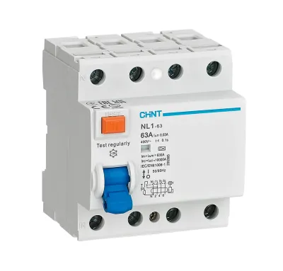 NL1 SERİSİ AC TİPİ 4x80A 30mA KAÇAK AKIM RÖLESİ 6kA ÇİFTLİ BARA - 1