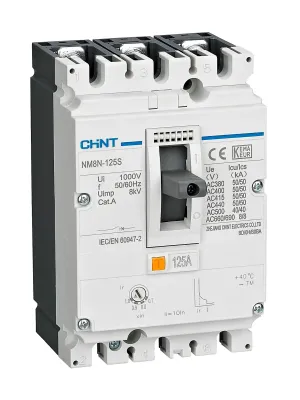 NM8N-125S 3x63A 50KA SADECE MANYETİK KORUMALI KOMPAKT ŞALTER - 1