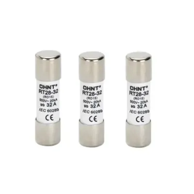 RT SERİSİ SİLİNDİRİK SİGORTA 500V AC 40A 14 X 51 MM - 1