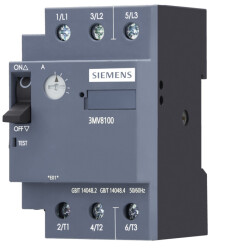 SINOPLUS 3MV8 SERİSİ MOTOR KORUMA ŞALTERİ 1-1.6A - SIEMENS