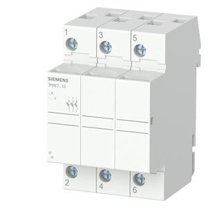 3NW SERİSİ YUVASI KARTUŞ SİGORTA YUVASI 8X32mm 3 KUTUP 20A - 1