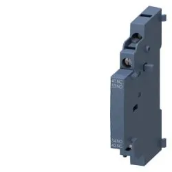 3RV2 AKSESUARI YARDIMCI KONTAK BLOĞU YANDAN MONTAJLI VİDALI 1NO+1NC - SIEMENS