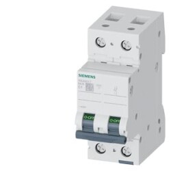 5SL6 C TİPİ 2x1A 6kA 2FAZLI OTOMAT - SIEMENS