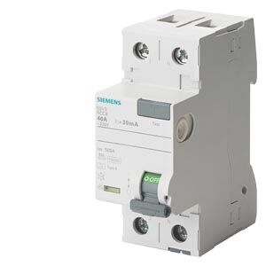 5SV3 SERİSİ A TİPİ KAÇAK AKIM KORUMA RÖLESİ 16A 230V 10mA  FAZ+NÖTR 70mm 10 kA - 1