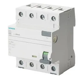 5SV3 SERİSİ A TİPİ KAÇAK AKIM KORUMA RÖLESİ 3X80A 400V 300mA 3FAZ+NÖTR 70mm 10 kA - 1
