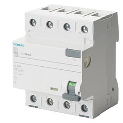 5SV3 SERİSİ A TİPİ KAÇAK AKIM KORUMA RÖLESİ 63A 400V 30mA 3FAZ+NÖTR 70mm 10 kA - 2