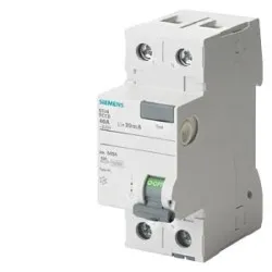 5SV4 SERİSİ KAÇAK AKIM KORUMA RÖLESİ 1x63A 30mA MONOFAZE FAZ+NÖTR - SIEMENS