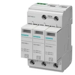 C SINIFI 3P TN-C SİSTEMLERİ İÇİN 3+0 DEVRELİ AŞIRI GERİLİM SINIRLAYICI PARAFUDR - SIEMENS
