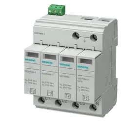C SINIFI 4P ENVERSÖR KONTAKLI TT VE TN-S SİSTEMLERİ İÇİN 3+1 DEVRELİ PARAFUDR - SIEMENS