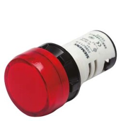 Komple Işıklı Yay Dönüşlü LED li Butonlar Mavi 230 AC - SIEMENS