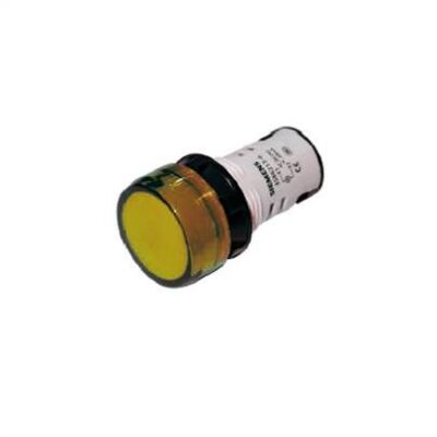 Komple Işıklı Yay Dönüşlü LED li Butonlar Sarı 230 AC - 1