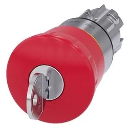 Sirius ACT Metal Kilitli 40 mm Acil Stop Mantar Butonlar-CP - SIEMENS